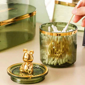 Organizador Porta Cotonete E Algodão