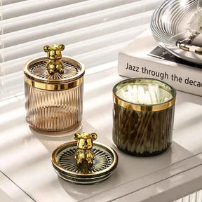 Organizador Porta Cotonete E Algodão