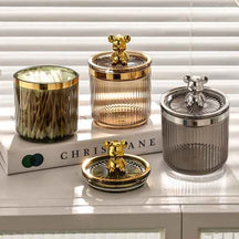 Organizador Porta Cotonete E Algodão