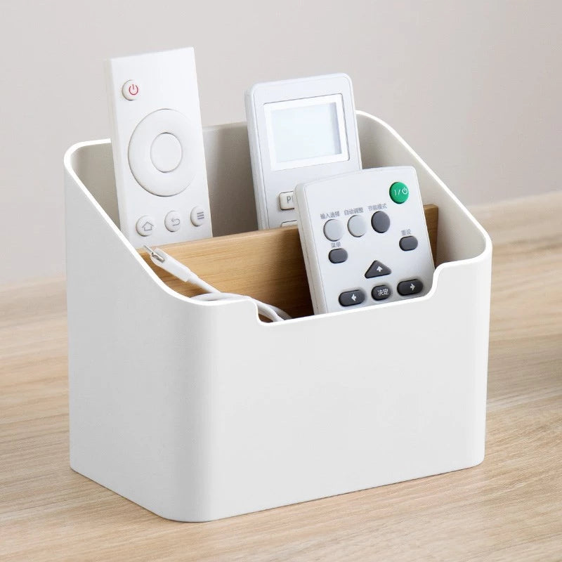 Porta Controle Remoto Multiuso Com Divisórias - Casa Stony