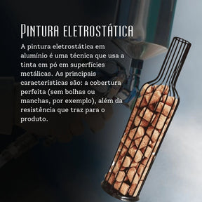 Porta Rolhas de Ferro Decorativo