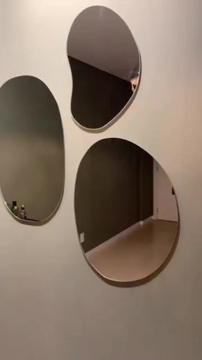 Kit Espelho Orgânico Sala de Jantar 3 Peças