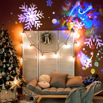 Projetor Led Natal Laser Jardim Desenhos Natalinos