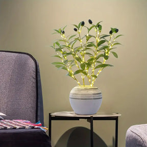 Ramo de Oliveira Artificial em Led Decorativo
