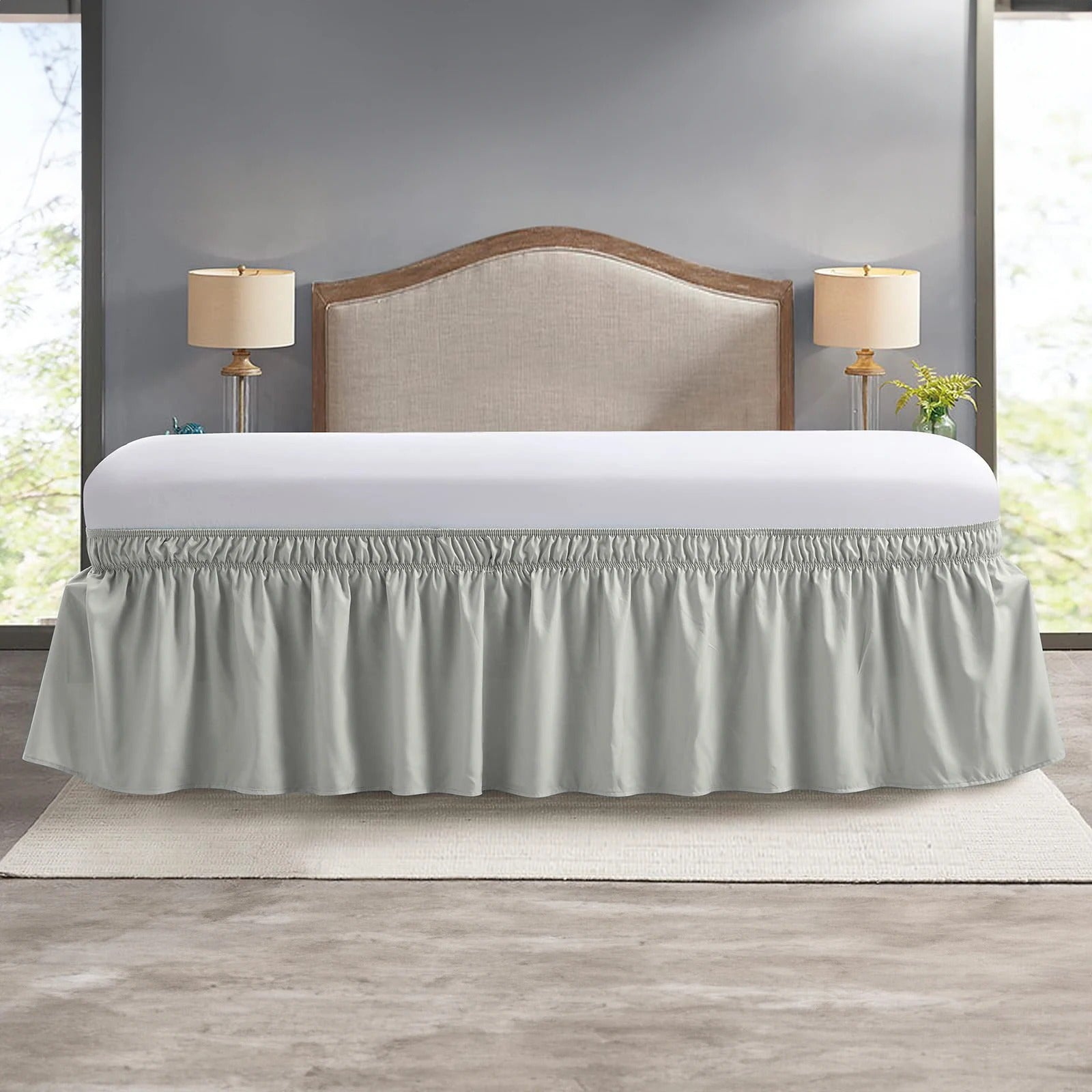 Saia de Cama Box com Elástico - Casa Stony