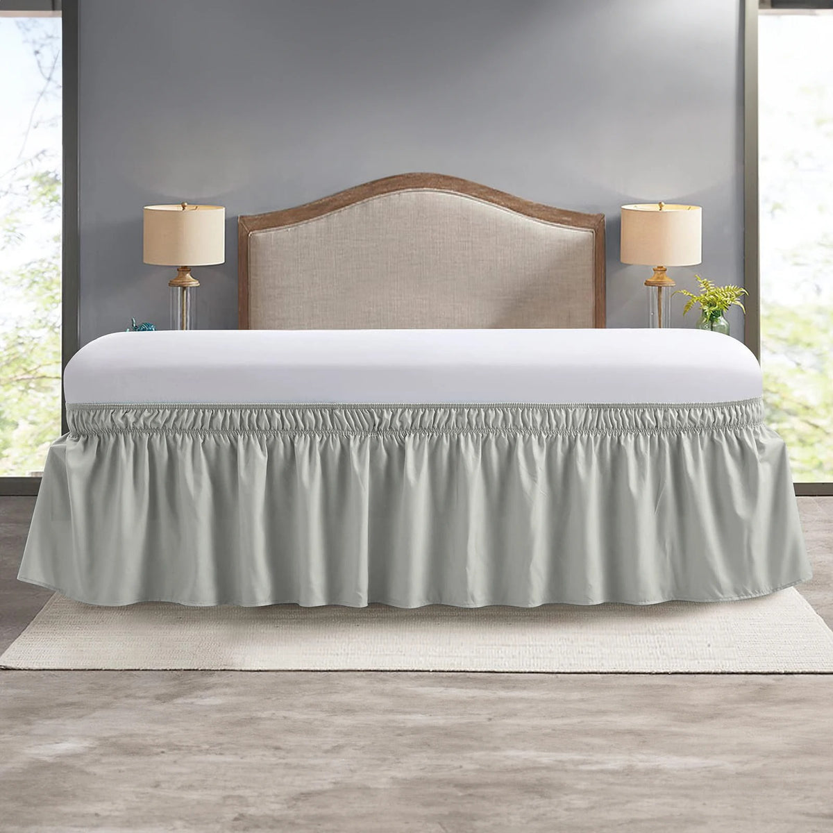 Saia de Cama Box com Elástico - Casa Stony