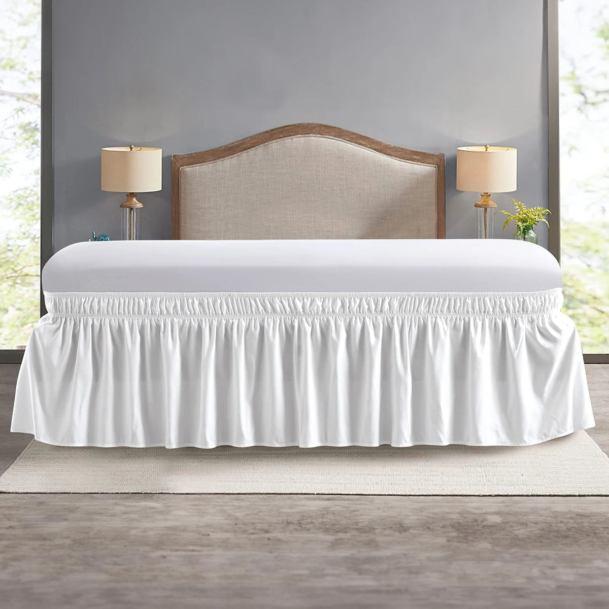 Saia de Cama Box com Elástico - Casa Stony