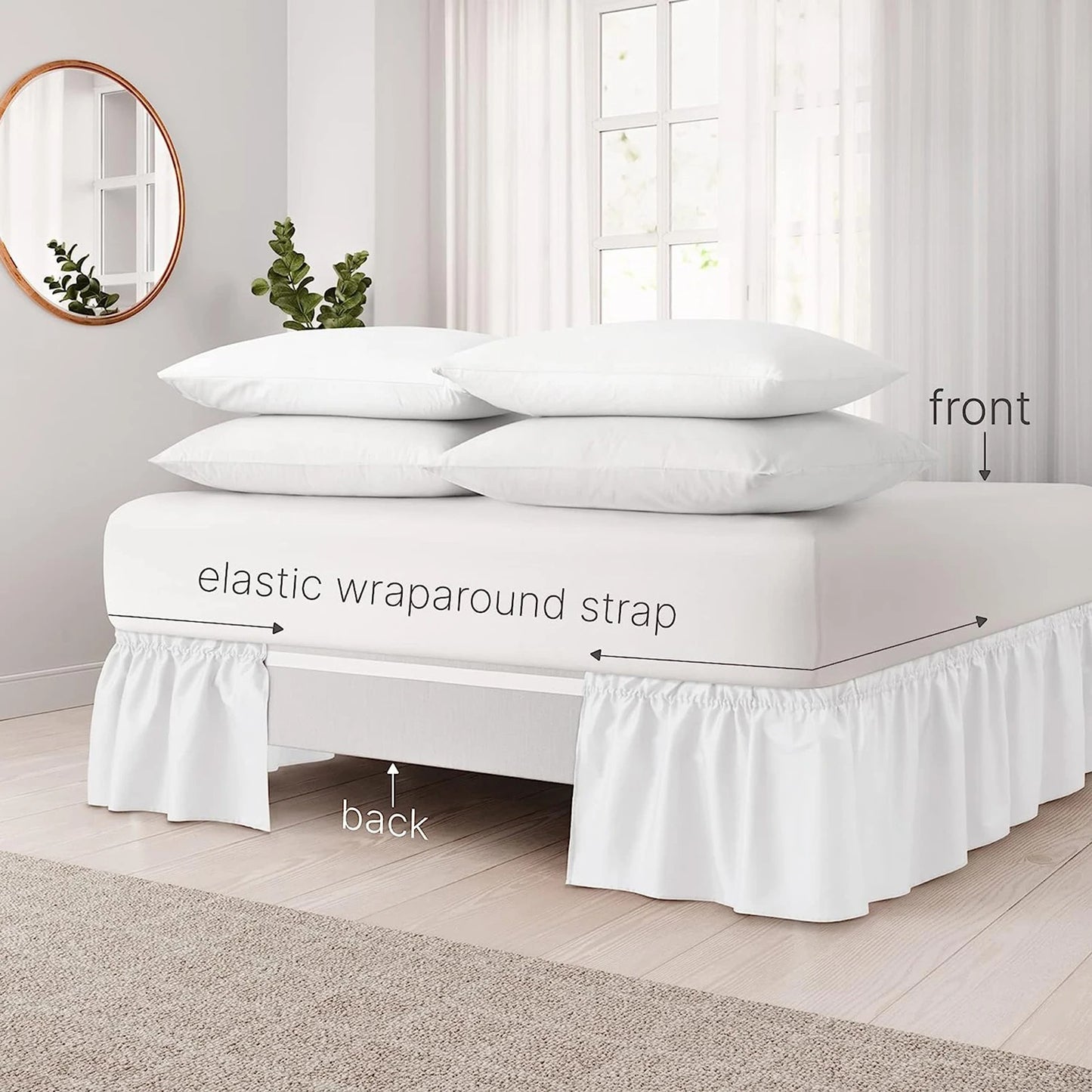Saia de Cama Box com Elástico - Casa Stony