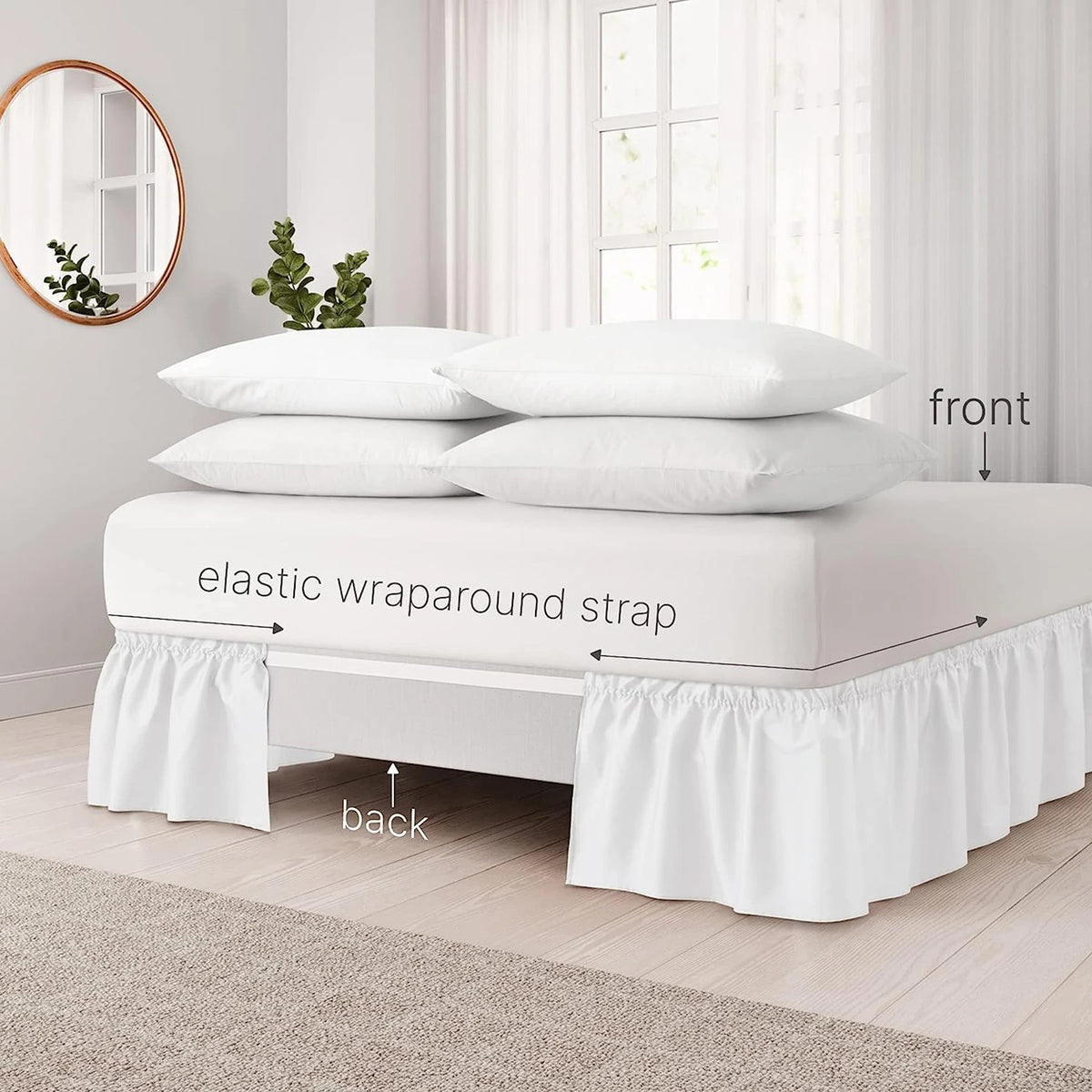 Saia de Cama Box com Elástico - Casa Stony