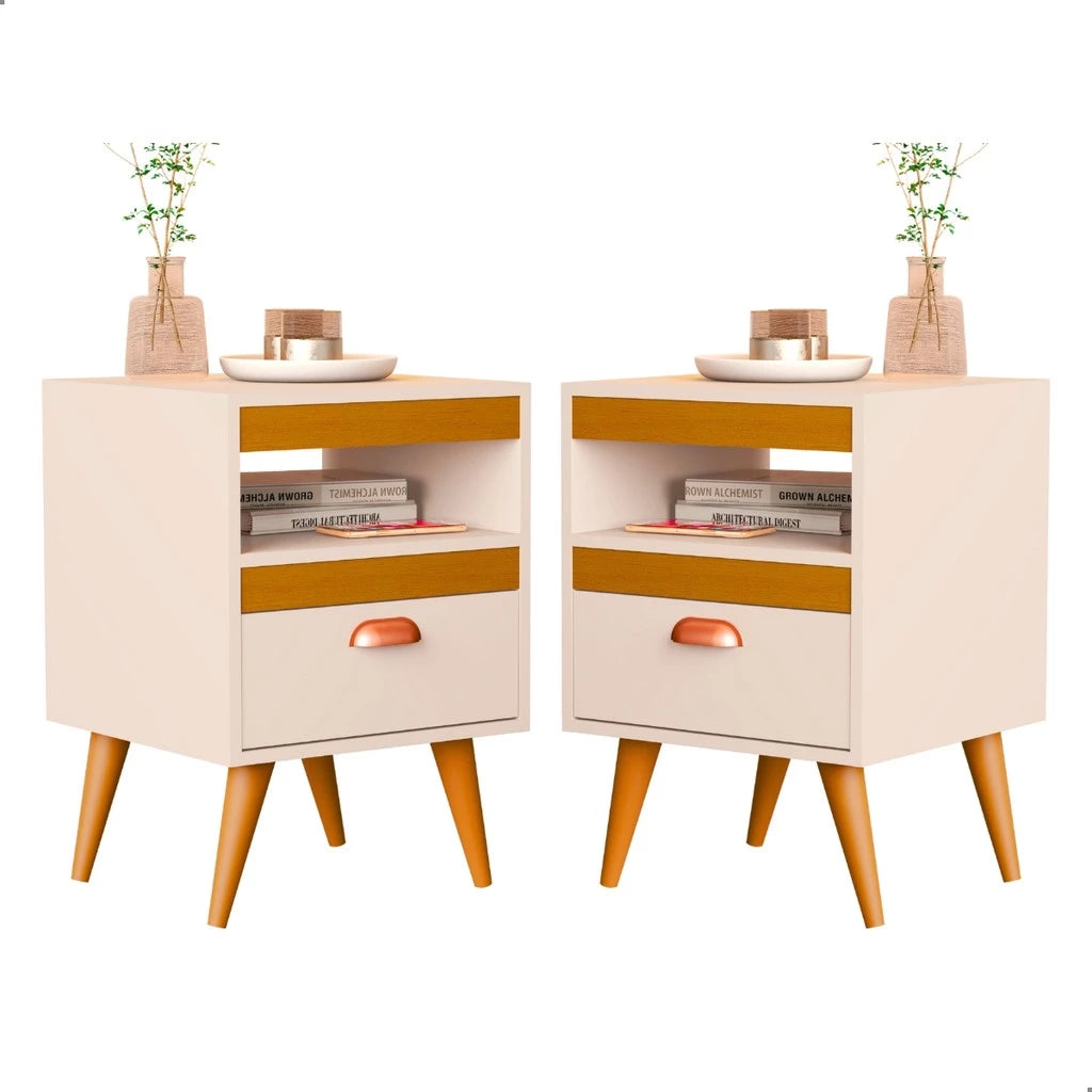 Mesinhas de Cabeceira Kit com 2 Unidades
