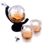 Decanter de Bebidas em Forma de Globo de Vidro Borosilicato
