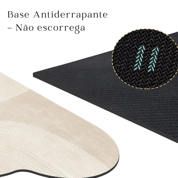 Tapete para Banheiro Antiderrapante - Casa Stony