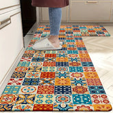 Tapete para Cozinha Absorvente Ladrilhos Vintage