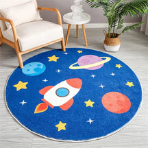 Tapete Infantil Redondo Antiderrapante - Casa Stony