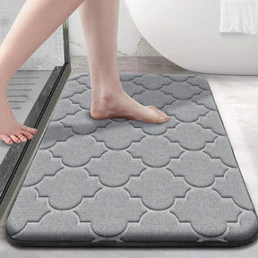 Tapete para Banheiro Absorvente Coral Lavável