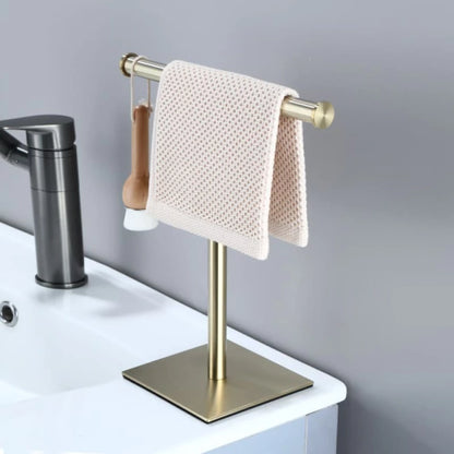 Toalheiro de Mesa Porta Toalha de Rosto Inox - Casa Stony