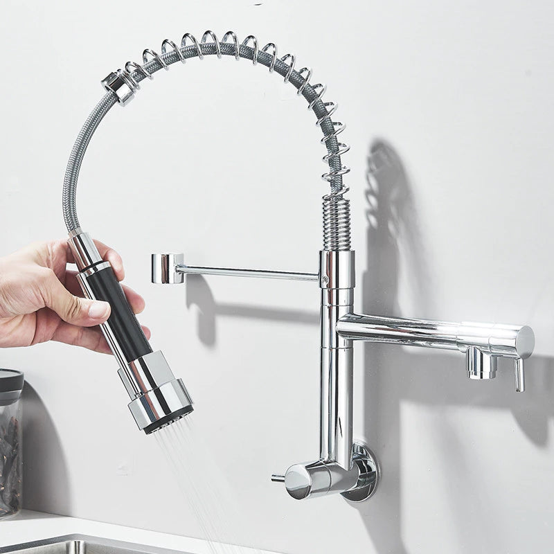 Torneira De Parede Para Cozinha Gourmet Monocomando Água Fria