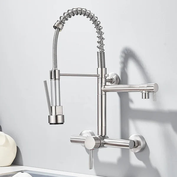 Torneira De Parede Para Cozinha Gourmet com Misturador