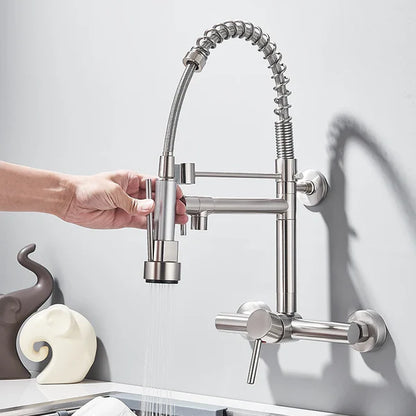 Torneira De Parede Para Cozinha Gourmet com Misturador