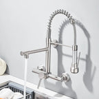 Torneira De Parede Para Cozinha Gourmet com Misturador
