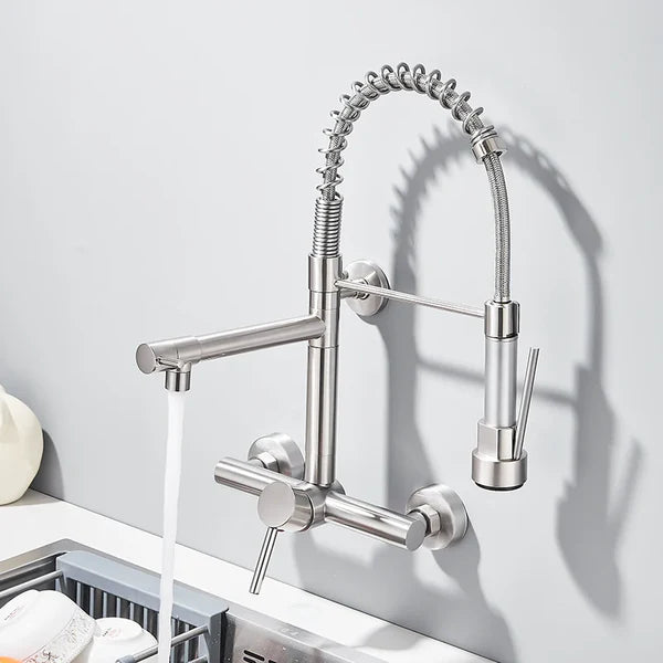 Torneira De Parede Para Cozinha Gourmet com Misturador