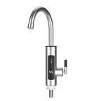 Torneira Elétrica Para Cozinha Banheiro Com Visor de Temperatura Aço Inoxidável