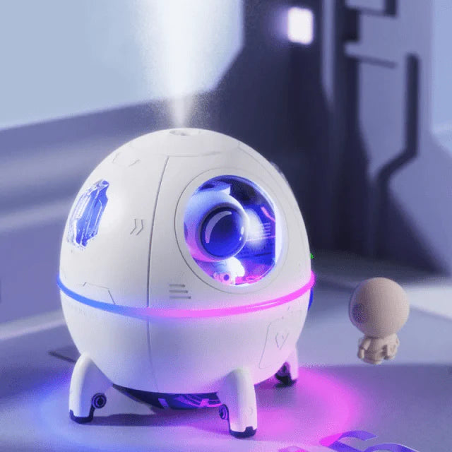 Umidificador Difusor de Ar Astronauta 220ml com Led - Casa Stony