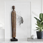 Estátua Africana Escultura de Resina - Casa Stony