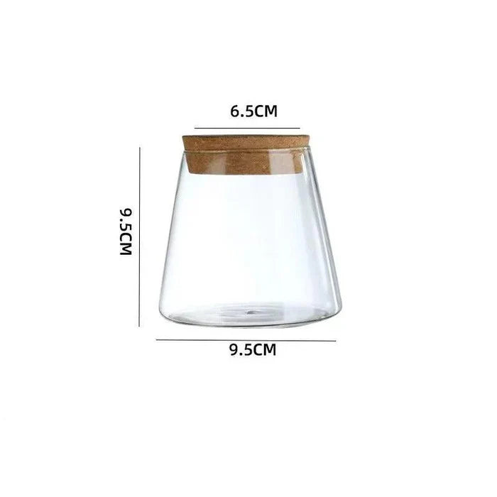 Vaso Decorativo de Vidro Hidropônico Vulcânico - Casa Stony