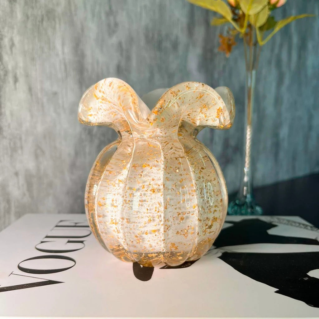 Vaso Murano Cristal Luxo