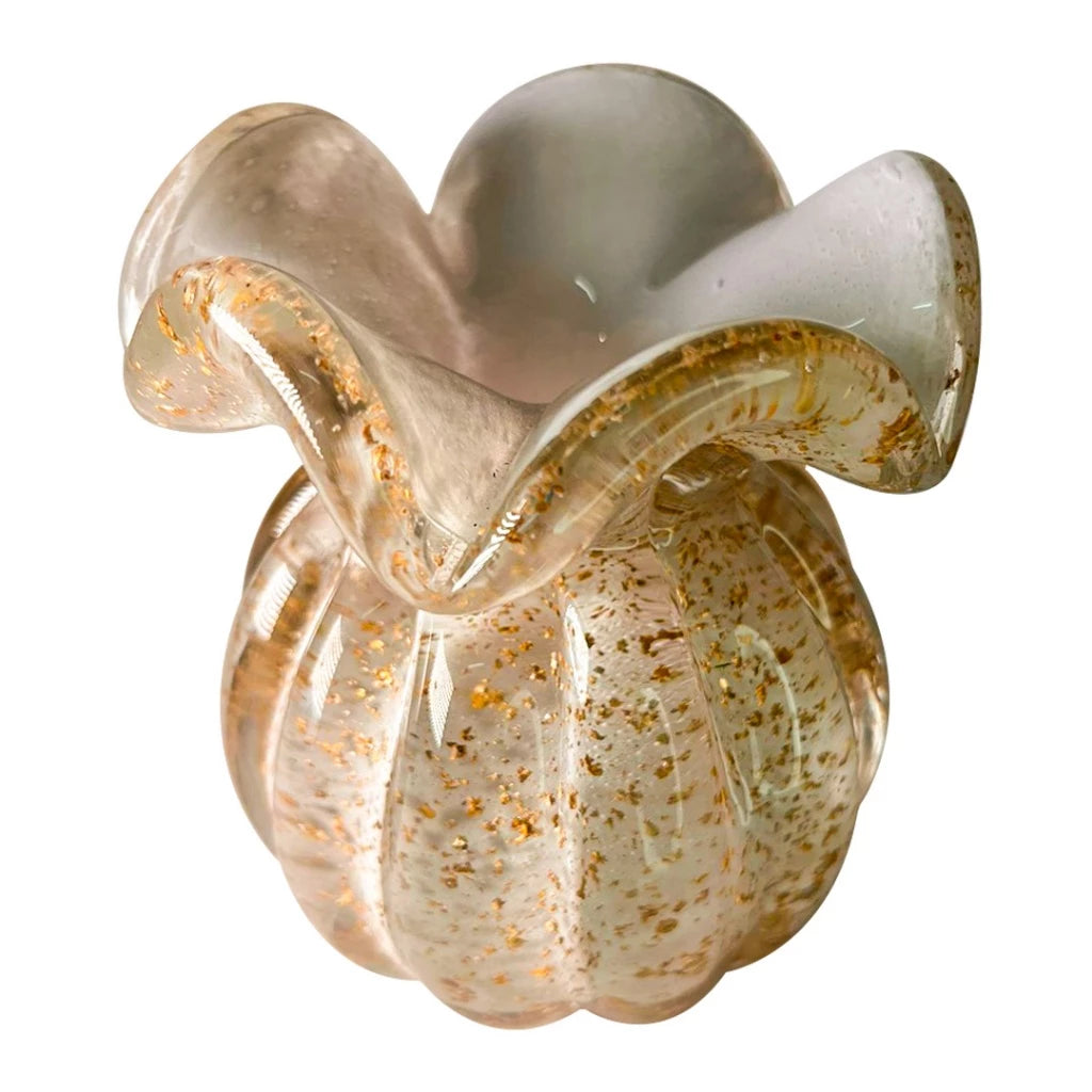 Vaso Murano Cristal Luxo