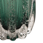 Vaso Murano Vidro Italy Verde Esmeralda