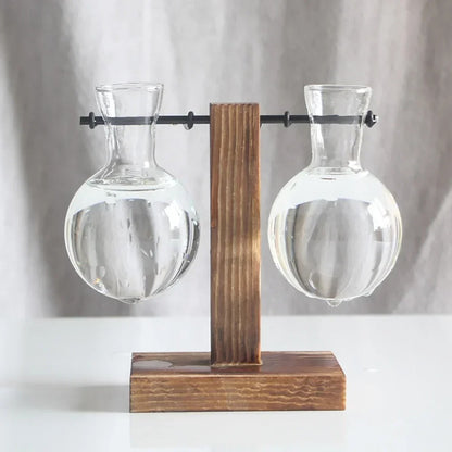 Vaso Decorativo Terrário de Plantas com Suporte - Casa Stony