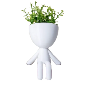 Mini Vasinhos com Flor Artificial 3 Unidades